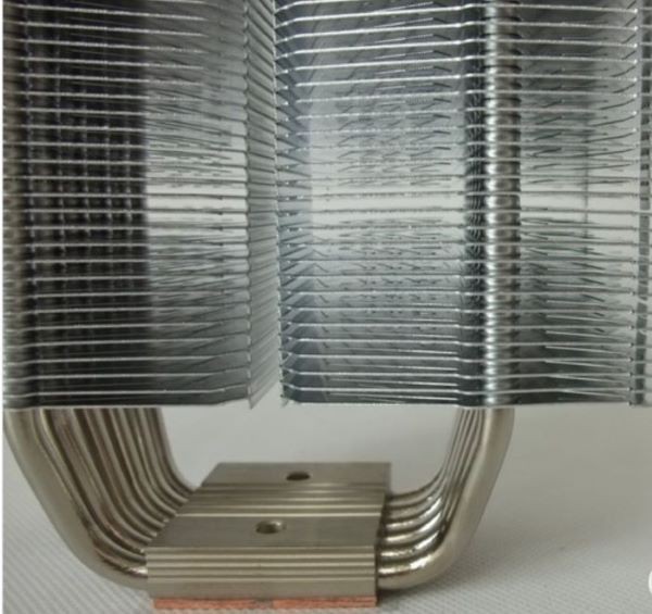heatpipe through fin heatpipe through fin