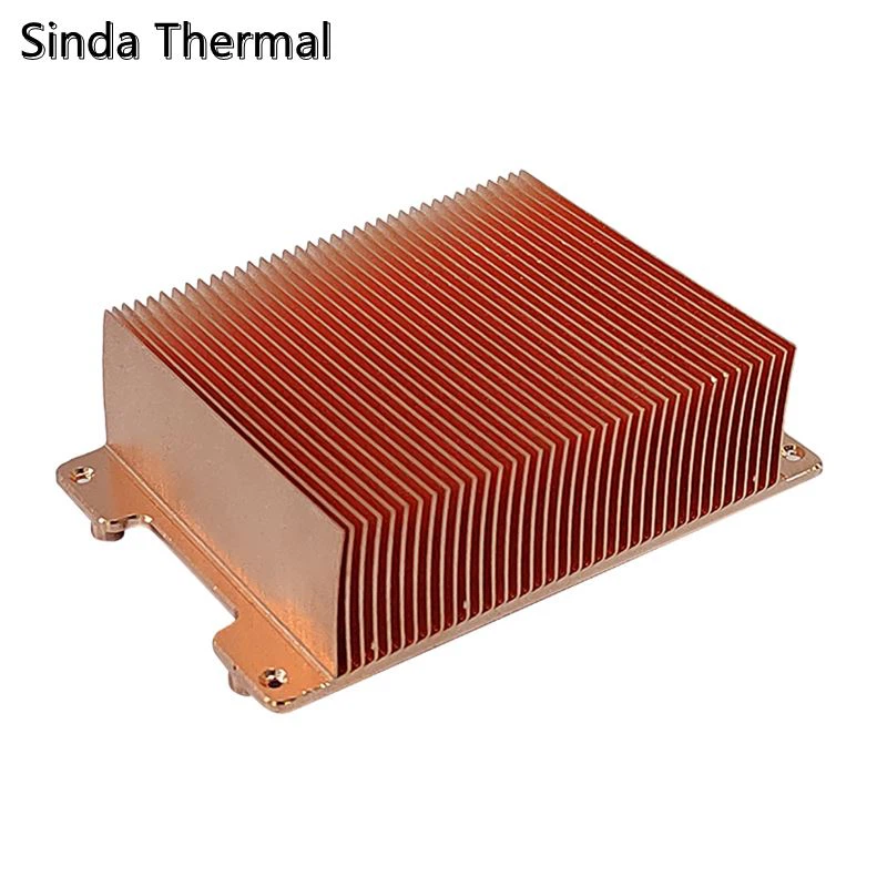 copper skived fin laser heat sink