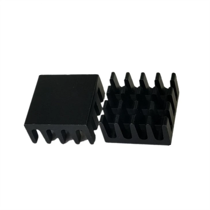 Black Anodized Aluminium Extruded VRM Heatsink
