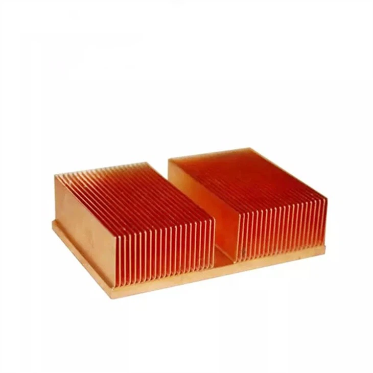 Small Copper Skived Fin Heat Sink