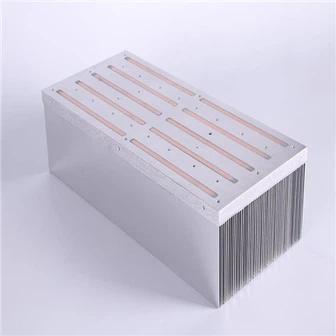 Radiator Pipa Panas Sirip Aluminium Skived