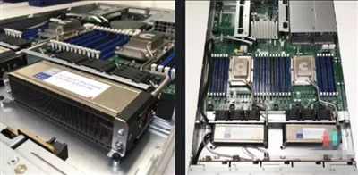 Passive liquid cooling system combined with loop heat pipe and adiabatic cooling tower for 350kW modular data center