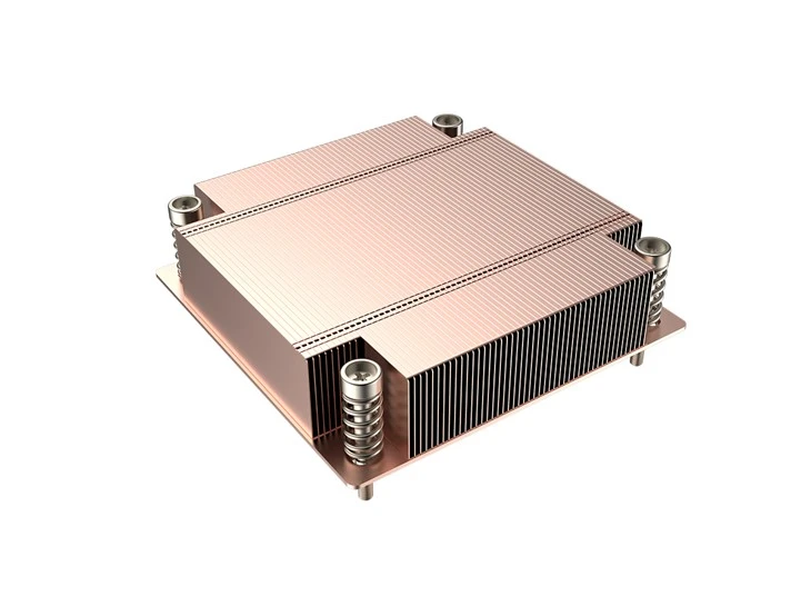 Pendingin CPU Server LGA 1700 1U Intel, Ruang Uap, Heat Sink